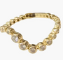 Lumilla Curvy Diamond Band at Romi Boutique