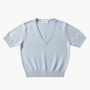 W.Cashmere EIRA V NECK at Romi Boutique