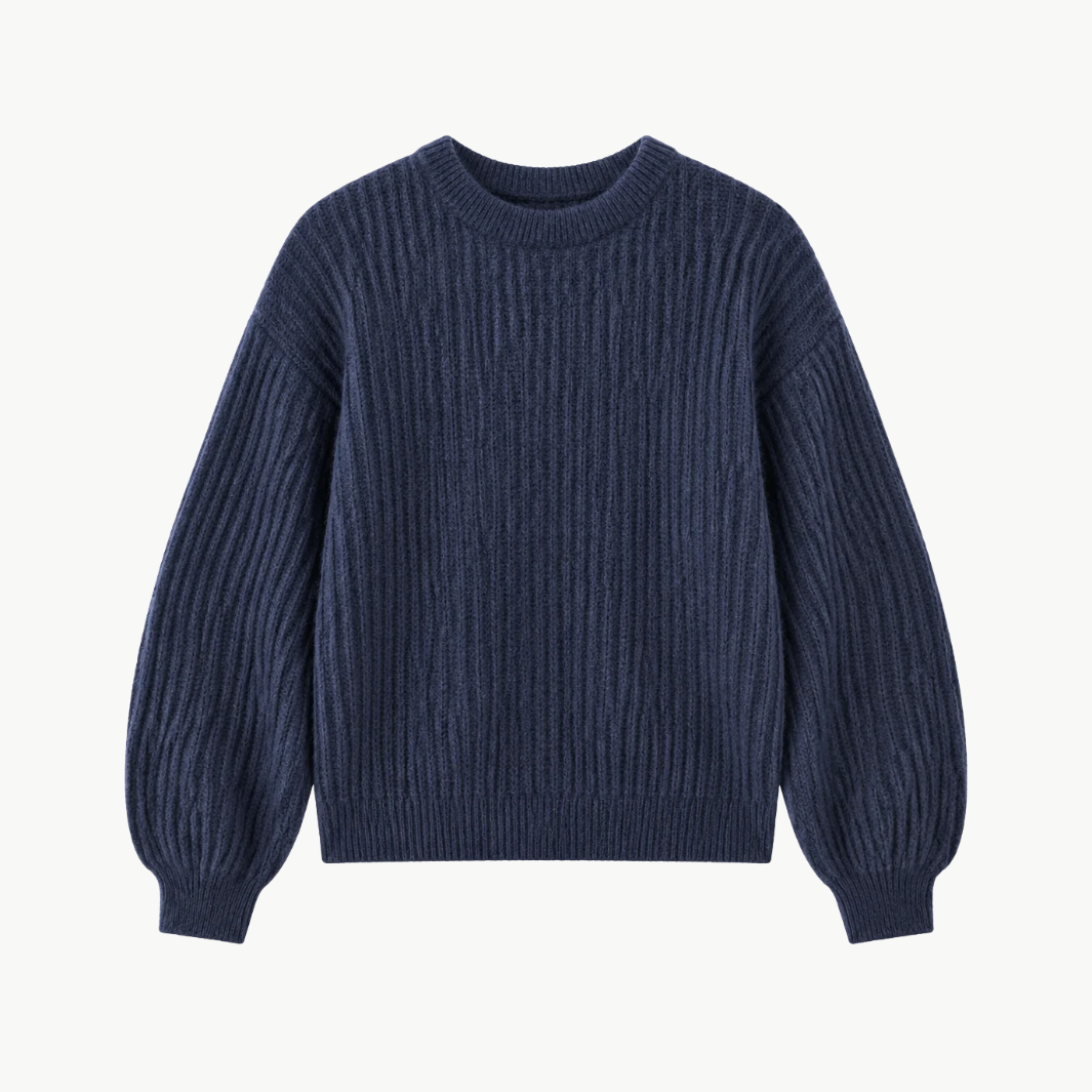 W.Cashmere Lyra Crew Neck Sweater at Romi Boutique
