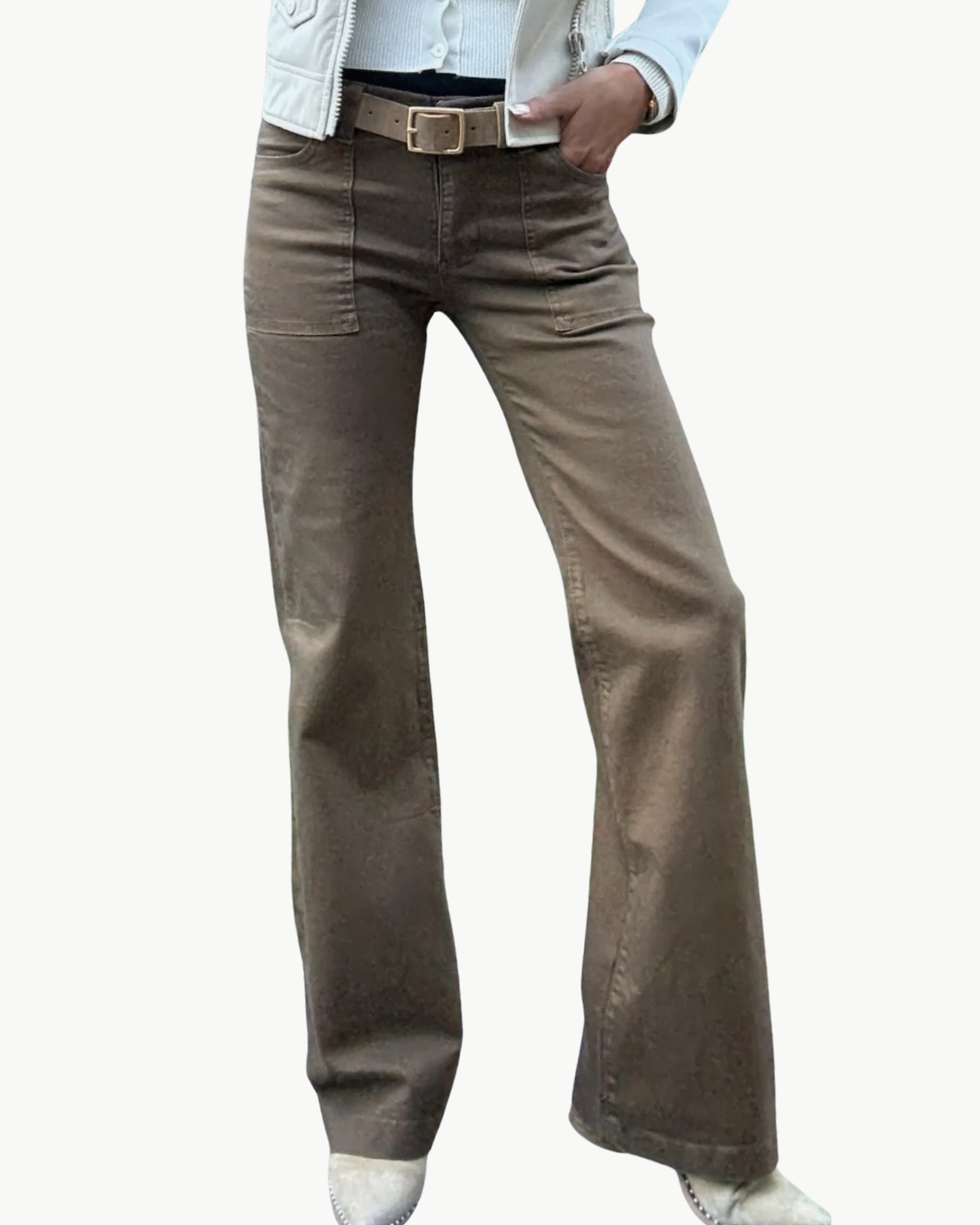 ROMI IN WASHED BROWN