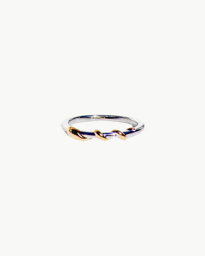 DANCING SNAKE RING IN SILVER