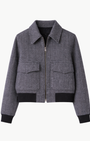 Nili Lotan REDLEY BOMBER JACKET at Romi Boutique