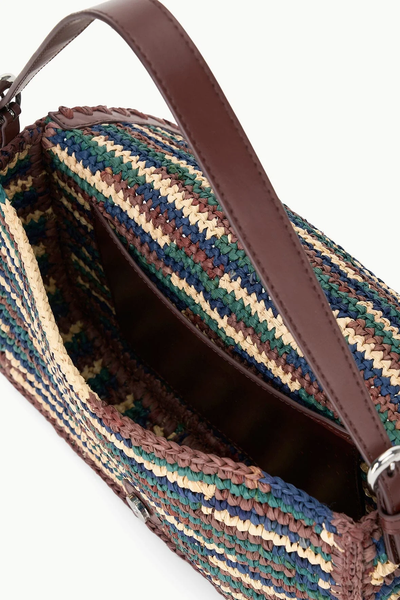 HARLOW RAFFIA BAG IN MIXED RAFFIA