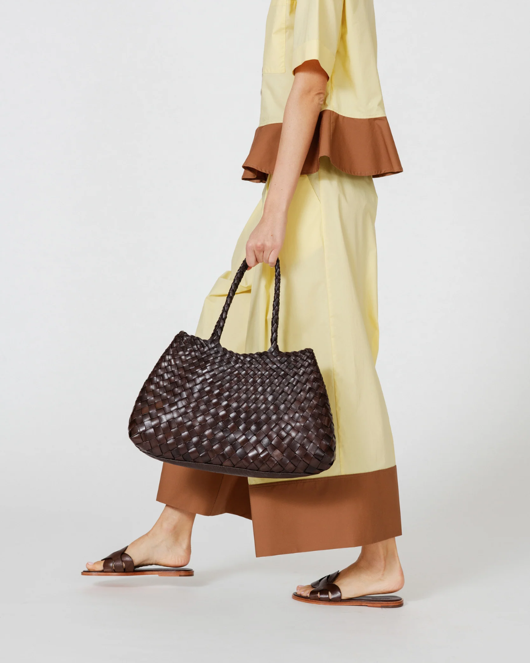 Dragon Diffusion SANTA CROCE BIG IN DARK BROWN at Romi Boutique