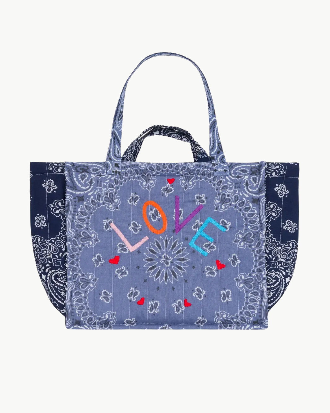 Medium Quilted Tote Bag - Love