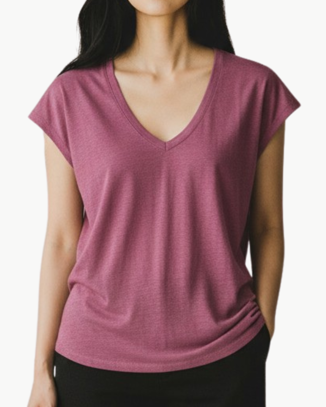 ZANKOU T-SHIRT IN DUSKY ORCHID