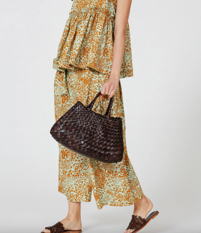 SANTA CROCE SMALL IN DARK BROWN - Romi Boutique