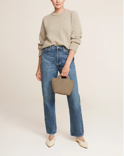 ST. BARTHS PETIT TOTE IN CASHMERE