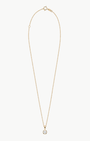 Emerson Stone Solstice Petite Bezel Diamond Necklace at Romi Boutique