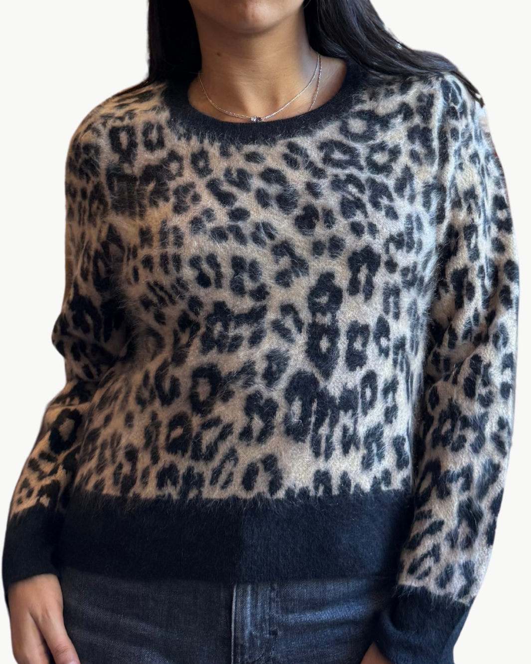CAROLINE FLUFFY LEO IN LEOPARD CAMEL