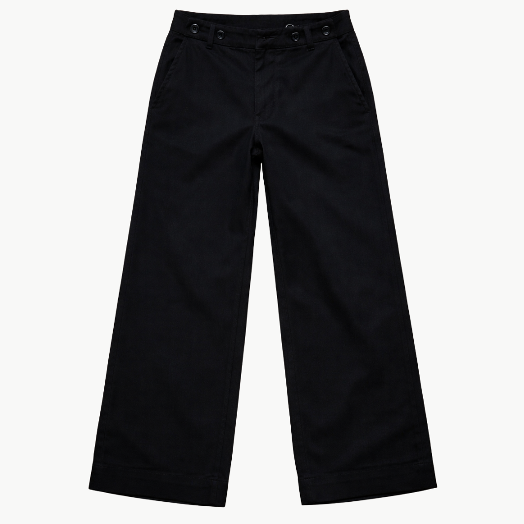 FREECITY FAVOLAMOVE CASHMERE BLEND FRENCH SAILOR PANT at Romi Boutique