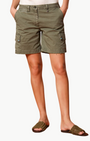 Mason's CHILE CARGO BERMUDA SHORT IN MILITARY GREEN at Romi Boutique