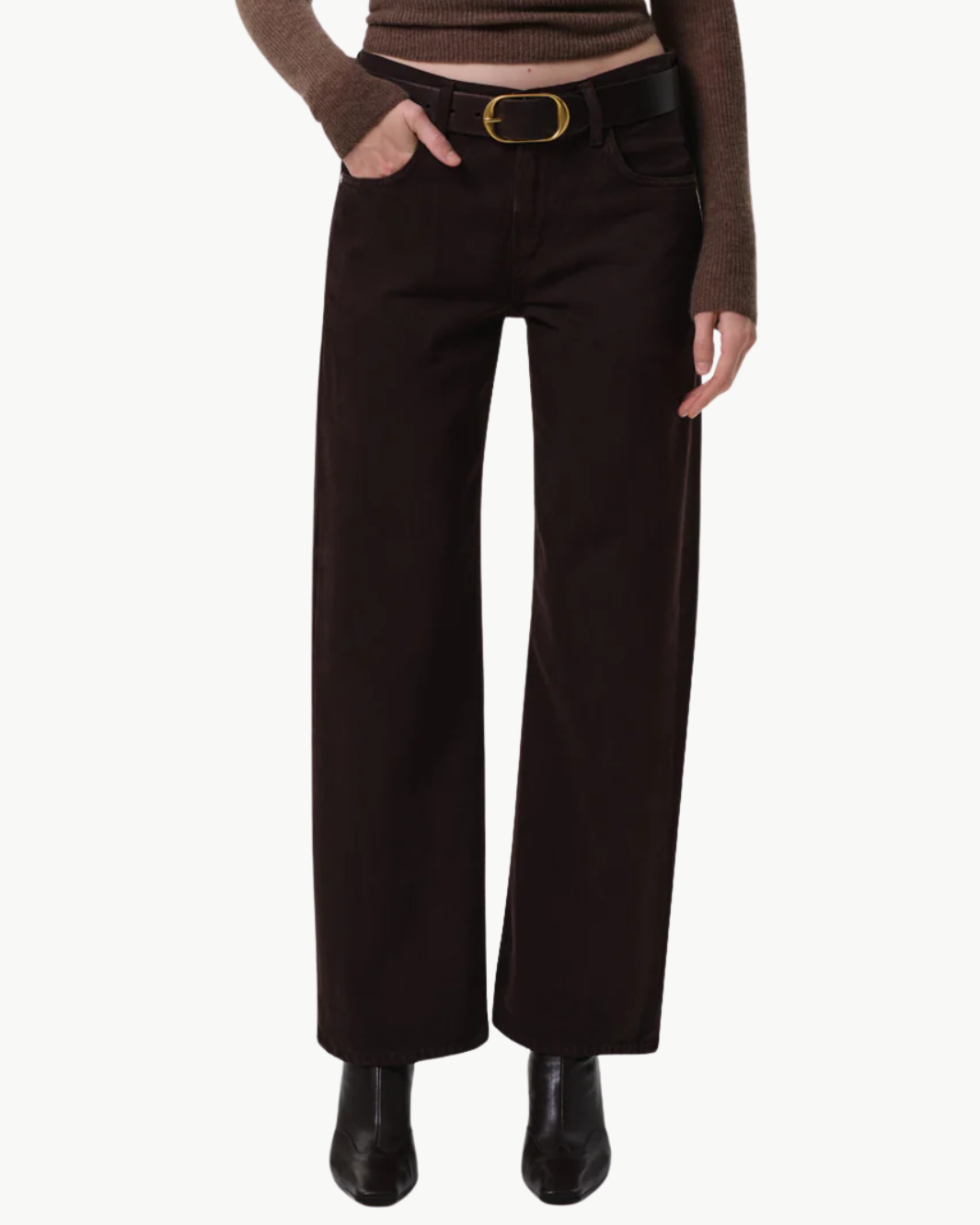 LINDZ LOW RISE EASY STRAIGHT IN CAROB