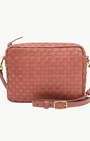 Clare V MIDI SAC WOVEN CHECKER at Romi Boutique
