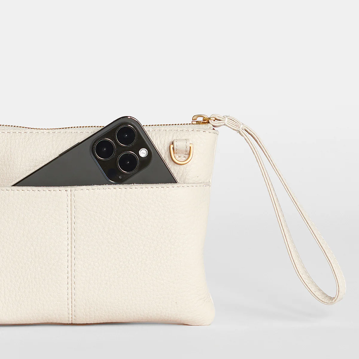 NASH SMALL IN CALLA LILY WHITE/BRUSHED GOLD