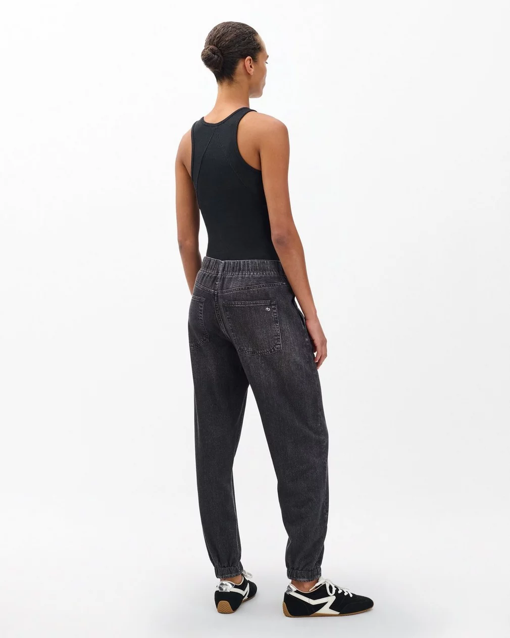 MIRAMAR TERRY JOGGER PANT IN FADED BLACK