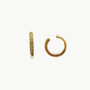 CHARLOTTE PAVE EAR CUFF IN GOLD - Romi Boutique