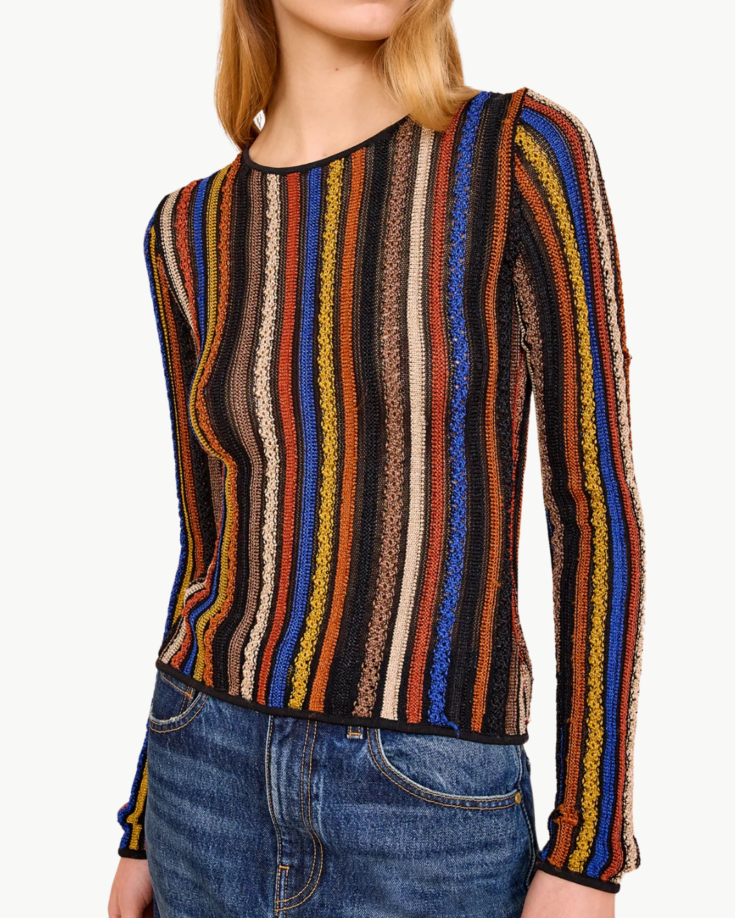 ARDITH KNIT LONG SLEEVE TOP IN ZOISITE