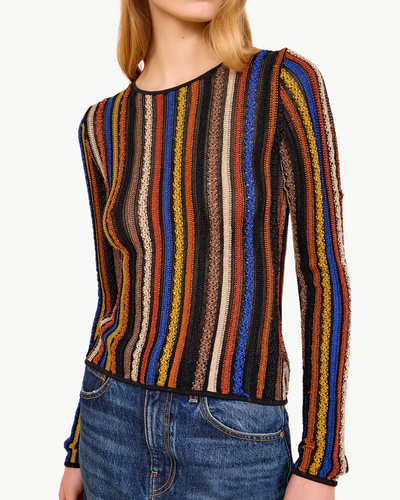 ARDITH KNIT LONG SLEEVE TOP IN ZOISITE