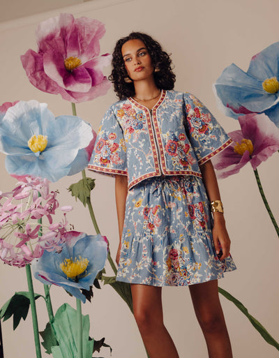 GARDINA JACKET IN POWERSCOURT GARDEN FLORAL