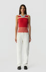 Guest In Residence COLLEGIATE STRIPE VEST at Romi Boutique