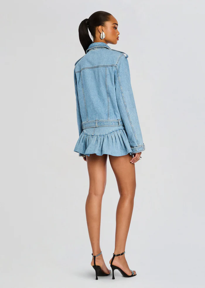 SHAY DENIM JACKET IN BLEEKER - Romi Boutique