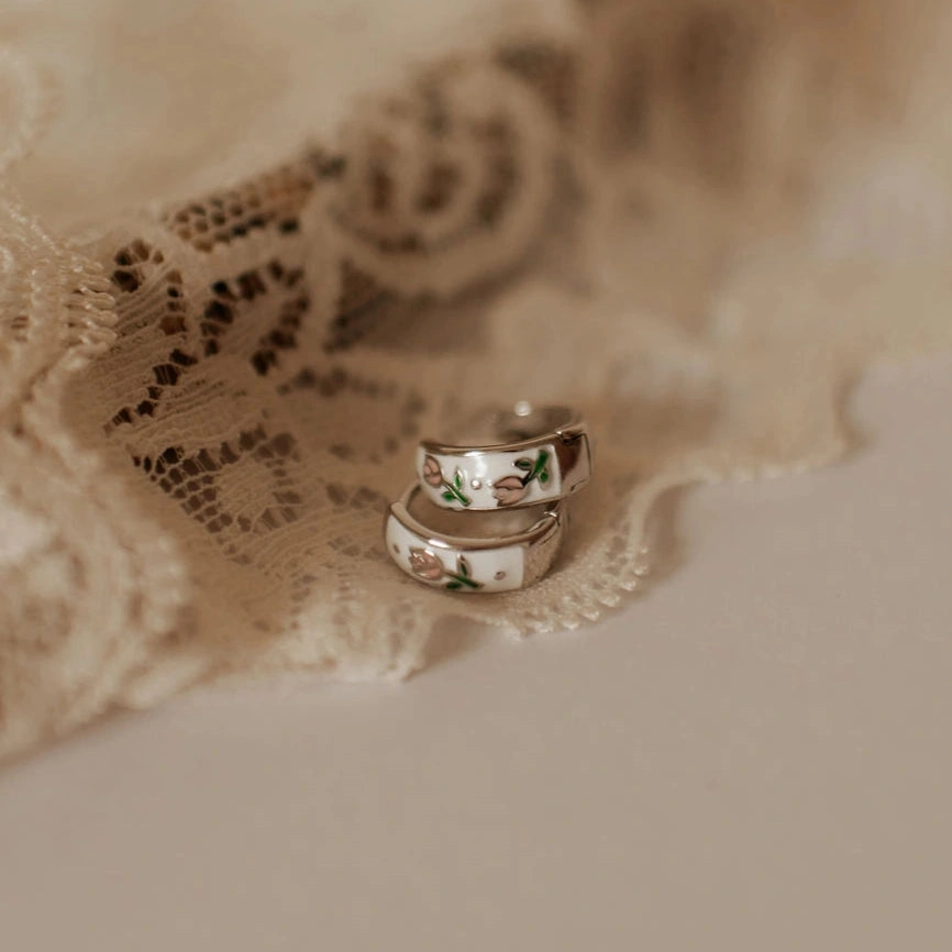Romi Eloise Tea Cup Hoops at Romi Boutique