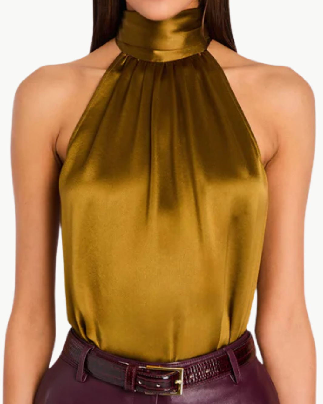 MARTINA TOP IN OCHRE