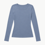 Fluid Silk Rib Essential Crew