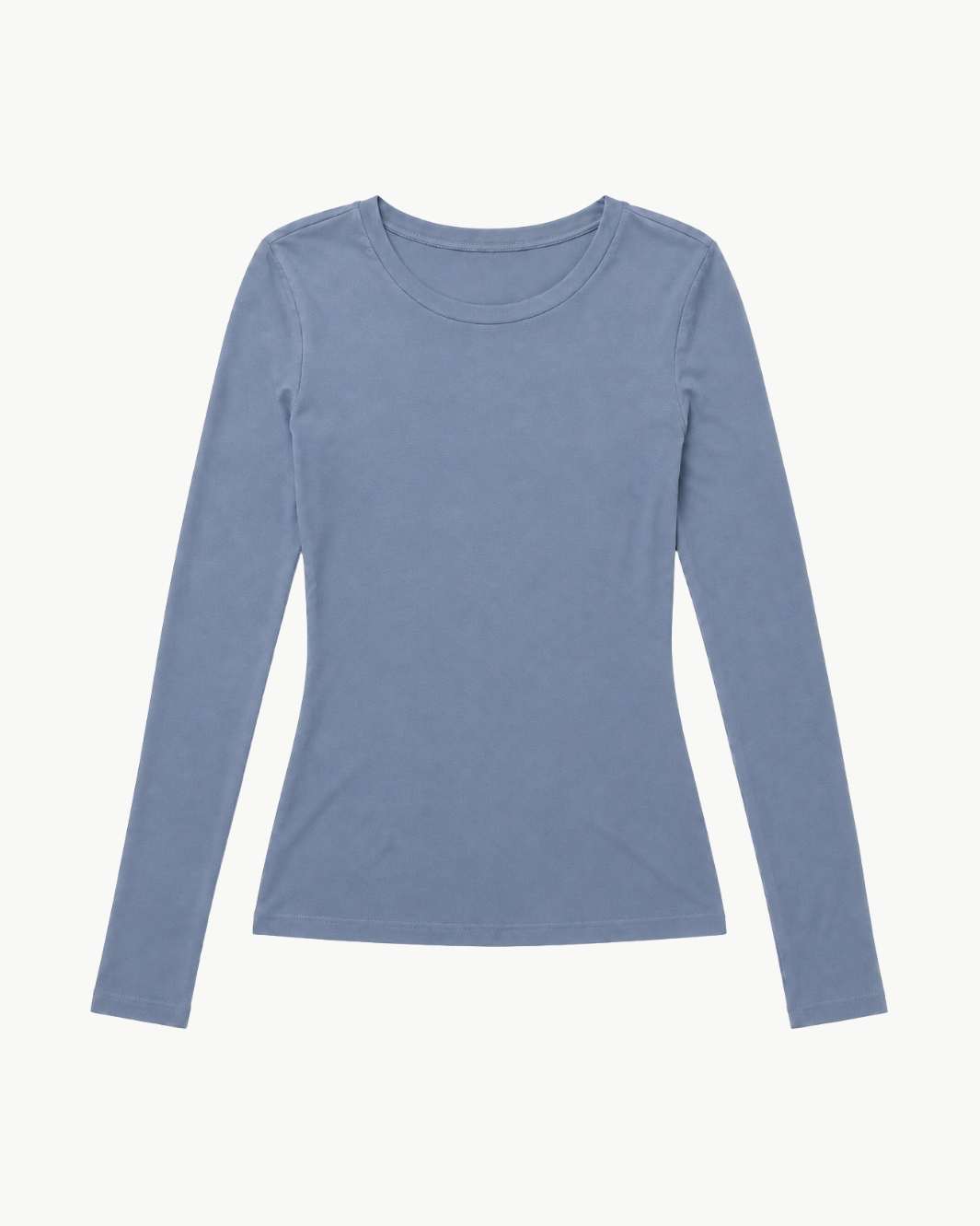 Fluid Silk Rib Essential Crew