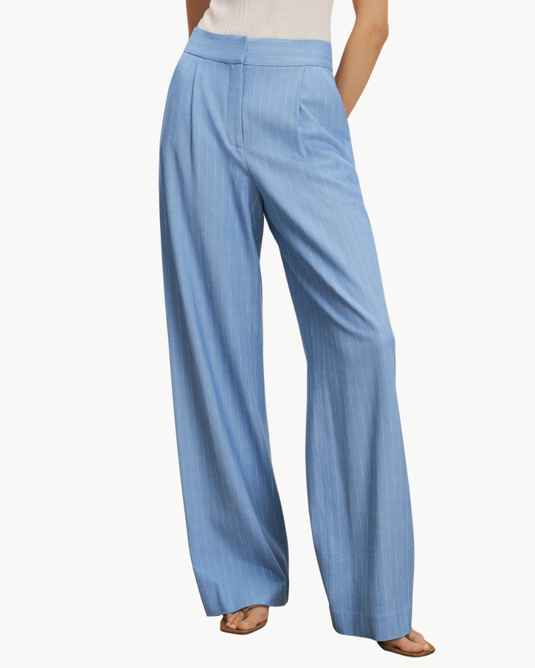 Veronica Beard HEYSER WIDE-LEG PANT at Romi Boutique
