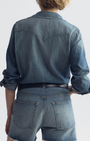Nili Lotan Cobain Denim Short at Romi Boutique