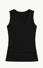 Enza Costa SUPIMA BABY RIB CROPPED TANK at Romi Boutique