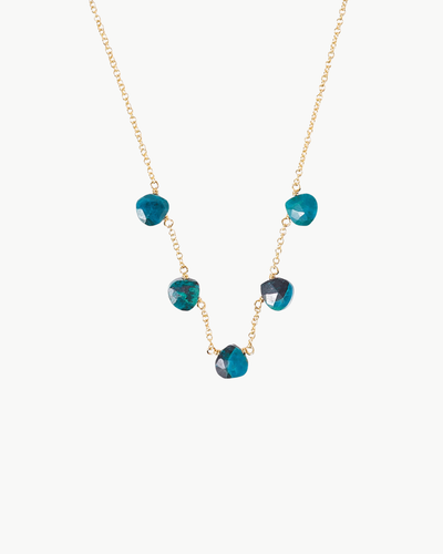 DANGLE NECKLACE IN CHRYSOCOLLA