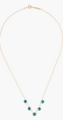 Chan Luu DANGLE NECKLACE IN CHRYSOCOLLA at Romi Boutique