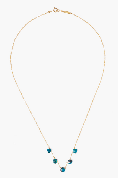 DANGLE NECKLACE IN CHRYSOCOLLA