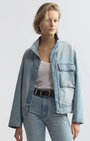 Nili Lotan MARILOU DENIM JACKET at Romi Boutique