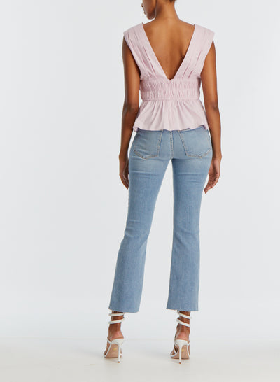 CAROLINA ANKLE SKINNY FLARE IN NOVA - Romi Boutique