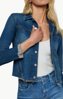 L'Agence JANELLE SLIM RAW JACKET at Romi Boutique