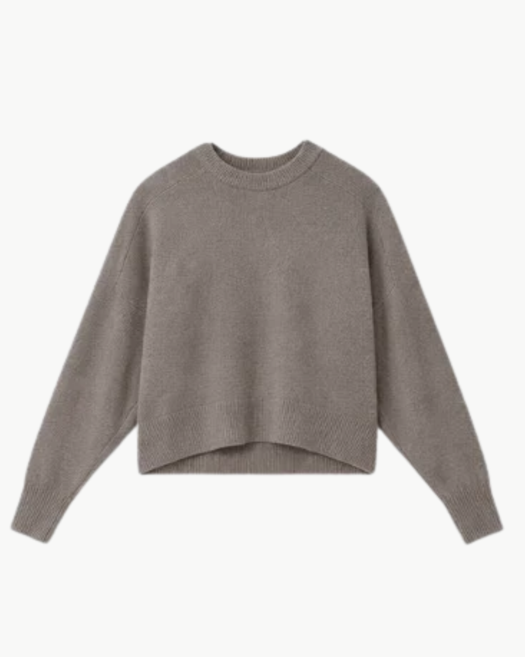 White & Warren Cashmere Blend Luxe Fringe Crewneck at Romi Boutique