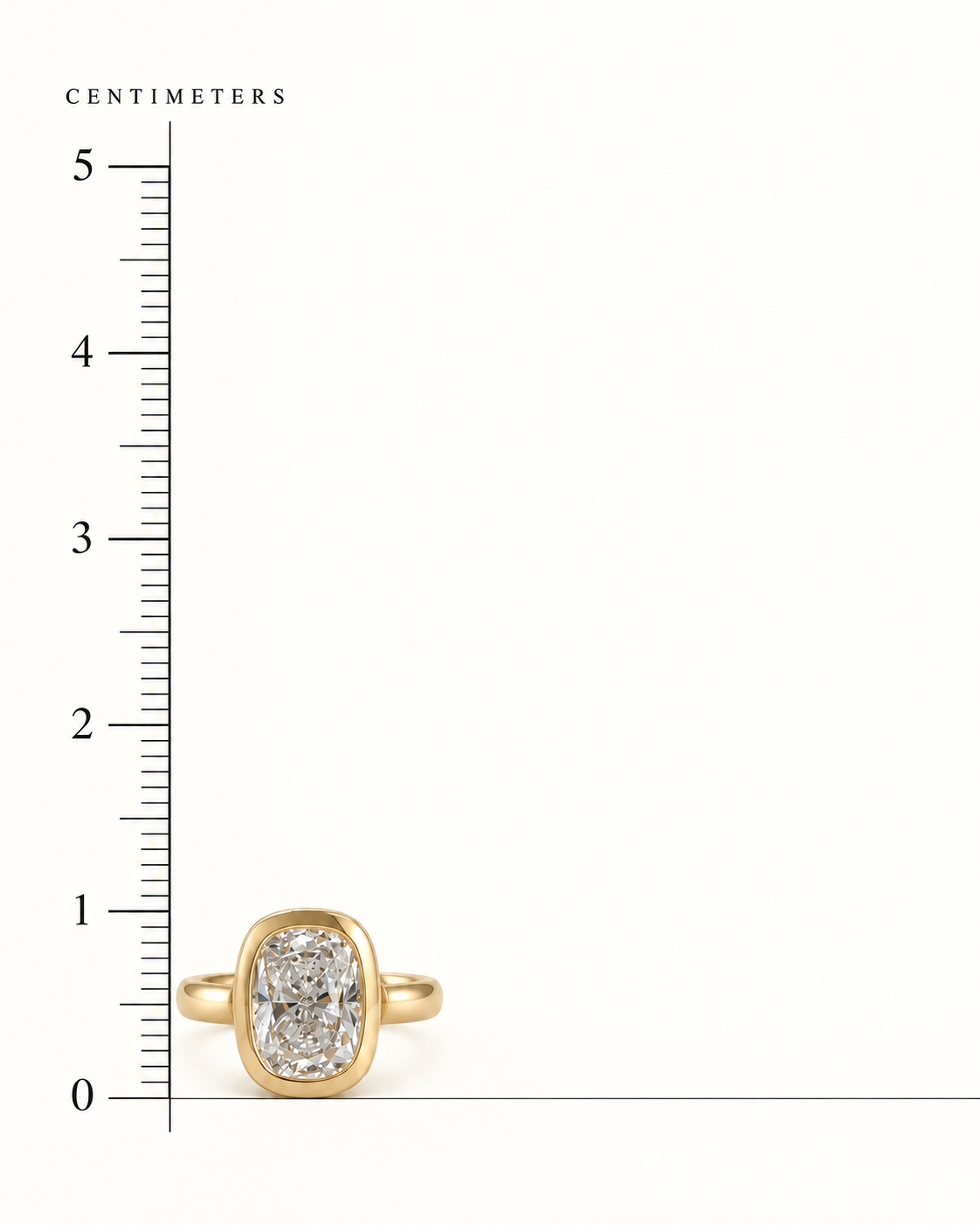 The Frame Cushion Diamond Ring