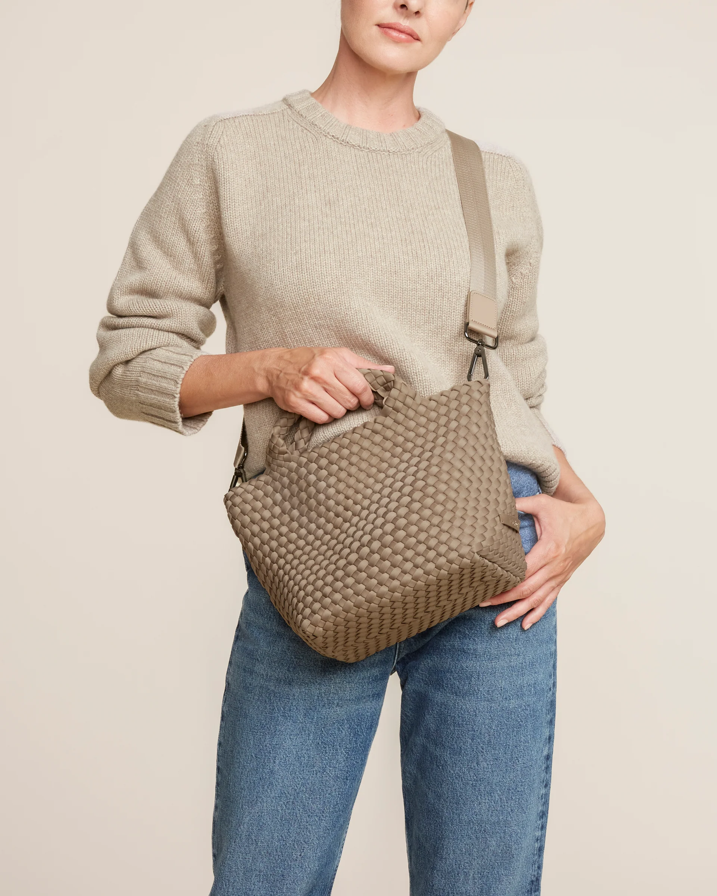 ST. BARTHS SMALL TOTE IN CASHMERE