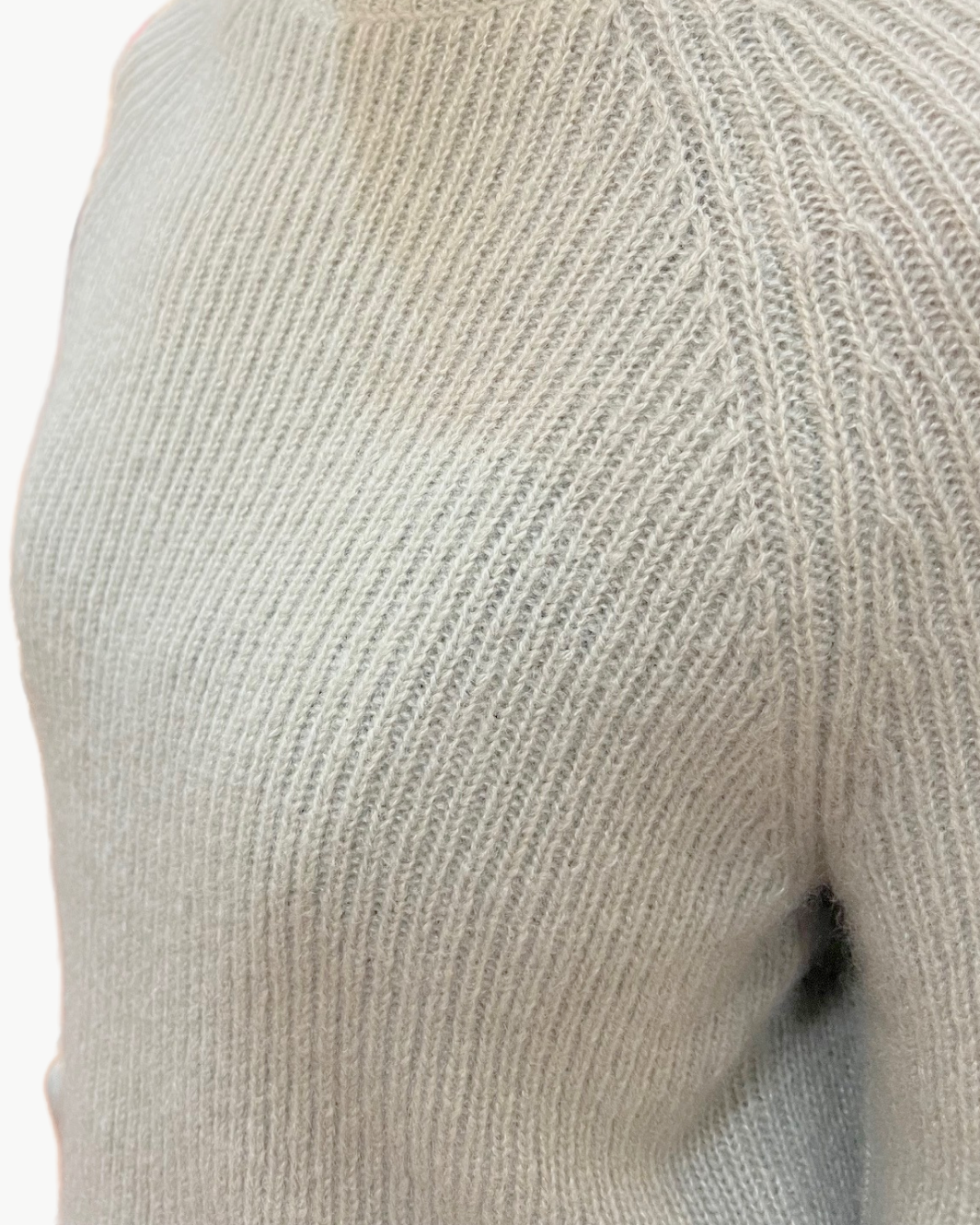 TALIA CROPPED PULLOVER IN WHITE TEA