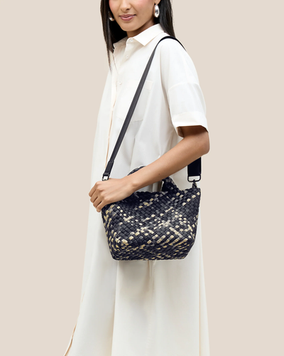 ST BARTHS SMALL TOTE WATERCOLOR IN NIMBUS - Romi Boutique