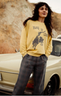 Junk Food HANG IN THERE CREWNECK at Romi Boutique