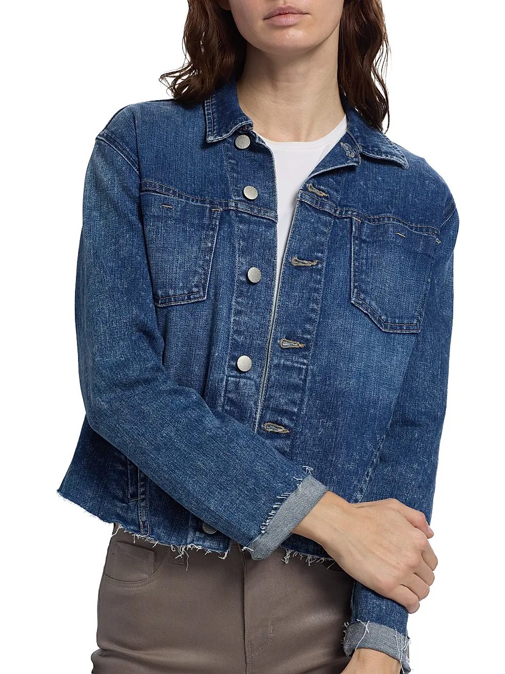 JANELLE SLIM RAW JACKET IN BRANSON