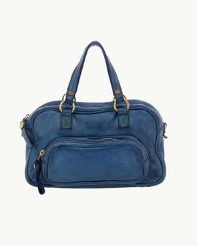 LARICE BOWLING BAG IN SAPPHIRE