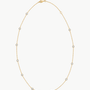 Bezel Diamond Station Necklace