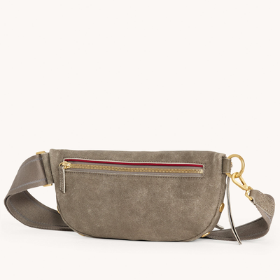 CHARLES CROSSBODY MED IN PEWTER/BRUSHED GOLD