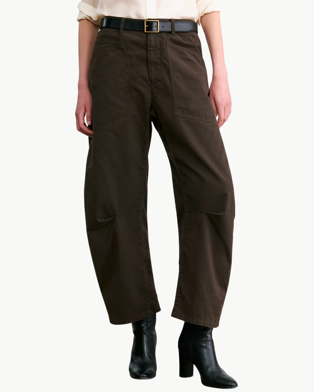 SHON PANT IN CHOCOLATE BROWN - Romi Boutique